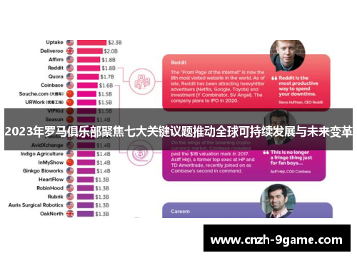 2023年罗马俱乐部聚焦七大关键议题推动全球可持续发展与未来变革